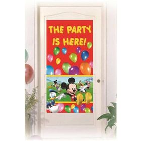 PartiBulutu Mickey Playful Kapı Afişi