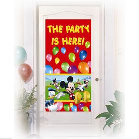 PartiBulutu Mickey Playful Kapı Afişi