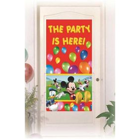 PartiBulutu Mickey Playful Kapı Afişi