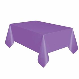 PartiBulutu Mor Plastik Masa Örtüsü