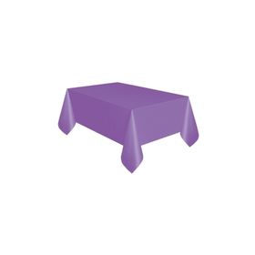 PartiBulutu Mor Plastik Masa Örtüsü