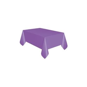 PartiBulutu Mor Plastik Masa Örtüsü