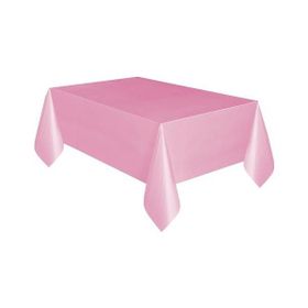 PartiBulutu Pembe Plastik Masa Örtüsü