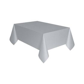 PartiBulutu Silver Plastik Masa Örtüsü