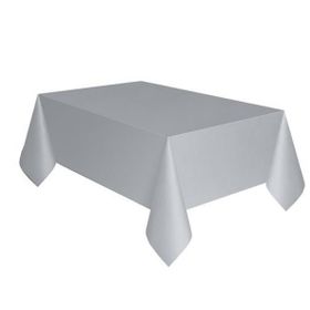 PartiBulutu Silver Plastik Masa Örtüsü