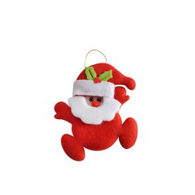 PartiBulutu Yılbaşı Noel Baba Kırmızı 10 cm Asma Süs