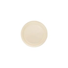 Partici 22 cm Krem Plastik Tabak