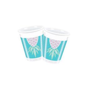 Partici Ananas Yaz Partisi Plastik 8'li Bardak