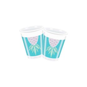 Partici Ananas Yaz Partisi Plastik 8'li Bardak