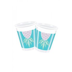 Partici Ananas Yaz Partisi Plastik 8'li Bardak
