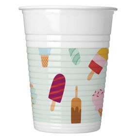Partici Dondurma Partisi Plastik 8'li Bardak