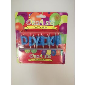 Partici İyi Ki Doğdun Mavi Mum