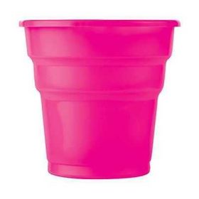 Partici Plastik Pembe 10'lu Bardak