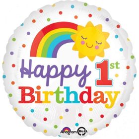 Partifabrik 1 Yaş Happy Birthday Folyo Balon