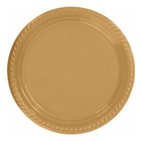 Partifabrik Gold Plastik Tabak 25'li