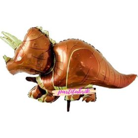 Partifabrik Jurassic Kahverengi Dinozor 60x110 cm Folyo Balon