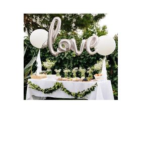 Partifabrik Love İmza Folyo Gümüş Balon