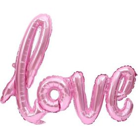 Partifabrik Love İmza Folyo Pembe Balon