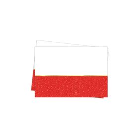 Partifabrik Parti Zamanı Kırmızı Masa Örtüsü