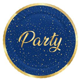 Partifabrik Parti Zamanı Lacivert Karton Tabak