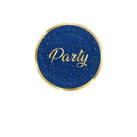Partifabrik Parti Zamanı Lacivert Karton Tabak