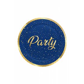 Partifabrik Parti Zamanı Lacivert Karton Tabak