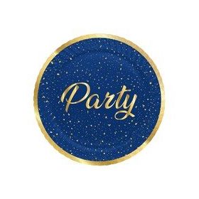 Partifabrik Parti Zamanı Lacivert Karton Tabak