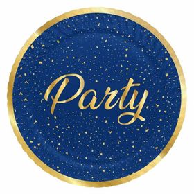 Partifabrik Parti Zamanı Lacivert Karton Tabak