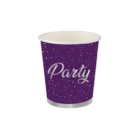 Partifabrik Parti Zamanı Mor Karton Bardak