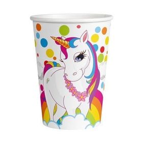 Partifabrik Unicorn Renkli Karton Bardak