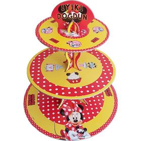 Partioutlet Minnie Mouse Cupcake Kek Standı