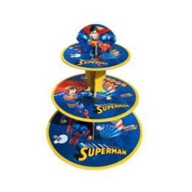 Partioutlet Süperman Cupcake Kek Standı