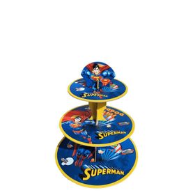 Partioutlet Süperman Cupcake Kek Standı