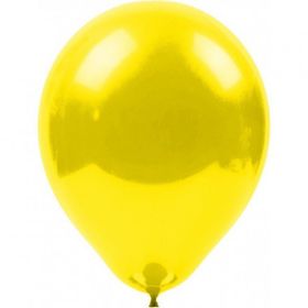 Partipan Baskısız Metalik Balon Sarı 100'lü