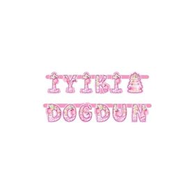 Partipan İyi Ki Doğdun Banner Pembe