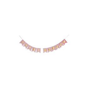 Partipan İyi Ki Doğdun Banner Pembe