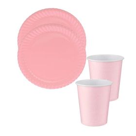 Partipan Karton Pembe 8 'li Tabak