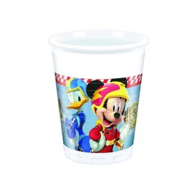 Partipan Mickey Roadster Plastik 8'li Bardak