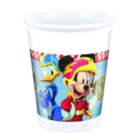 Partipan Mickey Roadster Plastik 8'li Bardak