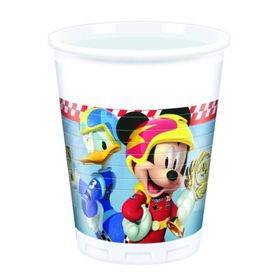 Partipan Mickey Roadster Plastik 8'li Bardak