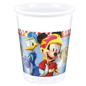 Partipan Mickey Roadster Plastik 8'li Bardak