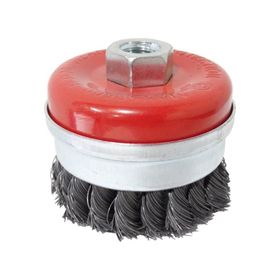 Partner PT02036 65 mm Gri Burma Telli M14 Vidalı Çanak Fırça