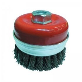 Partner PT02042 125 mm Gri Burma Telli M14 Vidalı Çanak Fırça