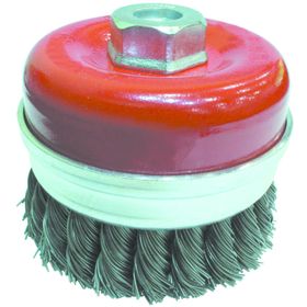 Partner PT02042 125 mm Gri Burma Telli M14 Vidalı Çanak Fırça