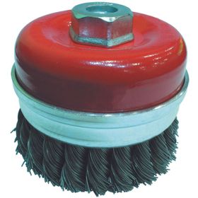 Partner PT02042 125 mm Gri Burma Telli M14 Vidalı Çanak Fırça