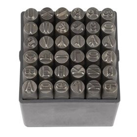 Partner PT03040 2 mm 36 Parça Çelik Harf ve Rakam
