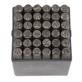 Partner PT03043 5 mm 36 Parça Çelik Harf ve Rakam