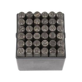 Partner PT03044 6 mm 36 Parça Çelik Harf ve Rakam
