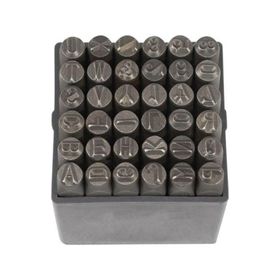Partner PT03044 6 mm 36 Parça Çelik Harf ve Rakam