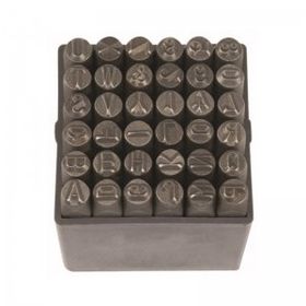 Partner PT03045 8 mm 36 Parça Çelik Harf ve Rakam